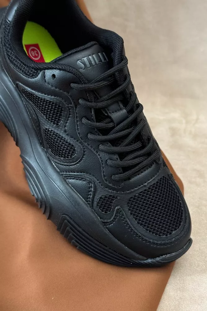 Купити Кросівки жіночі, колір чорний, 248RCX1270 оптом - Фото №2