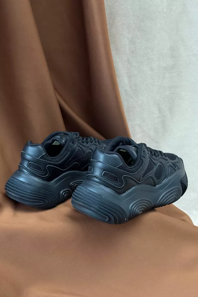 Купити Кросівки жіночі, колір чорний, 248RCX1270 оптом - Фото №4