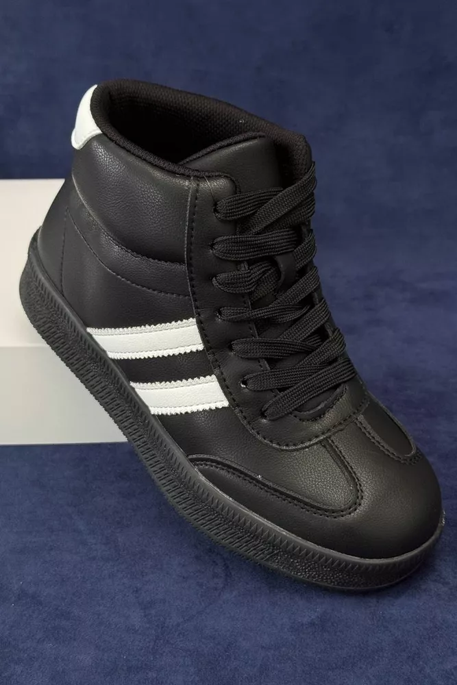 Купить Кроссовки женские демисезонные, цвет черно-белый, 248RSD20 - Фото №2