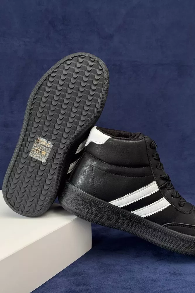 Купить Кроссовки женские демисезонные, цвет черно-белый, 248RSD20 - Фото №5