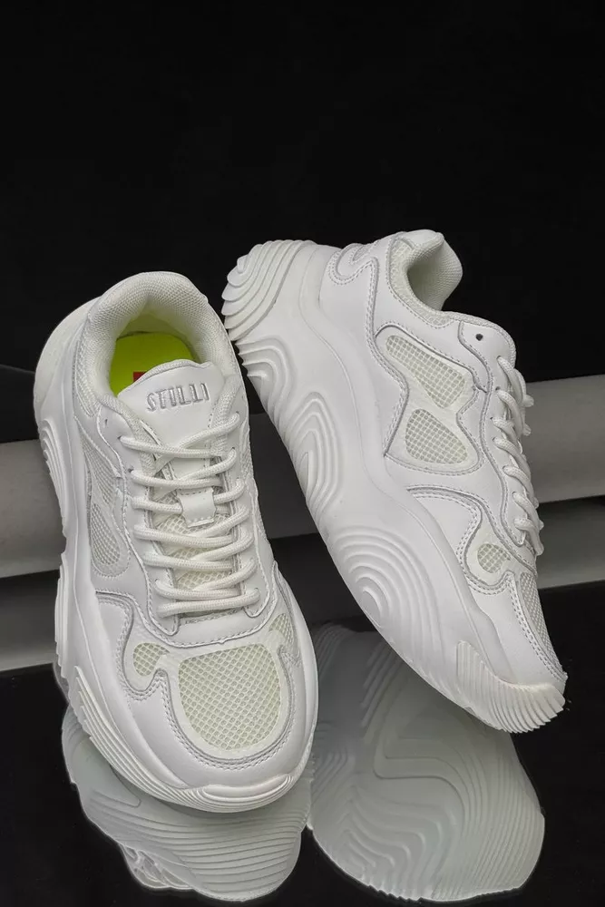 Купить Кроссовки женские, цвет белый, 248RCX1270 - Фото №2