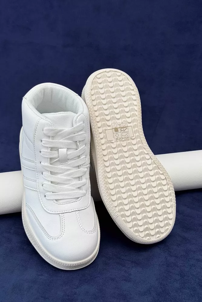 Купить Кроссовки женские демисезонные, цвет белый, 248RSD20 - Фото №5