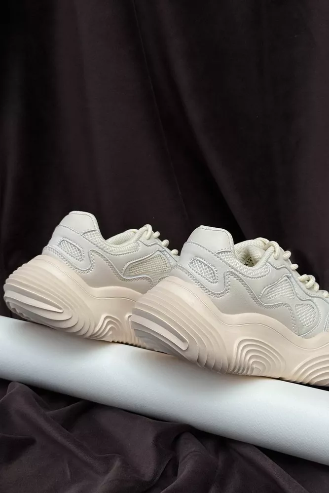 Купити Кросівки жіночі, колір бежевий, 248RCX1270 - Фото №5