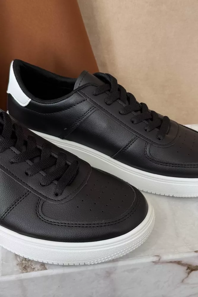 Купить Кеды мужские, цвет черно-белый, 248RR197 - Фото №2