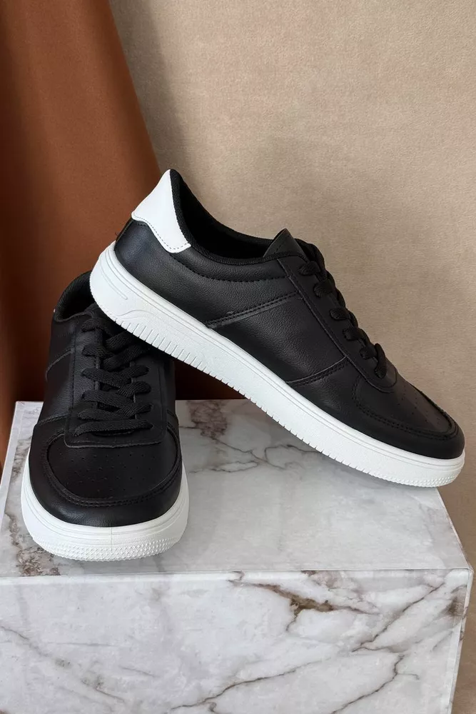 Купить Кеды мужские, цвет черно-белый, 248RR197 - Фото №3