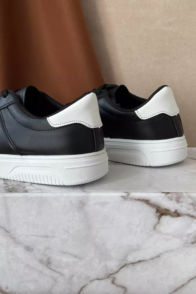 Купить Кеды мужские, цвет черно-белый, 248RR197 - Фото №4