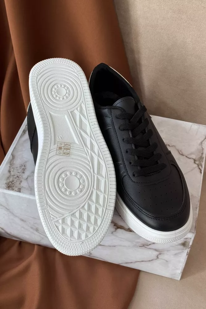 Купить Кеды мужские, цвет черно-белый, 248RR197 - Фото №5