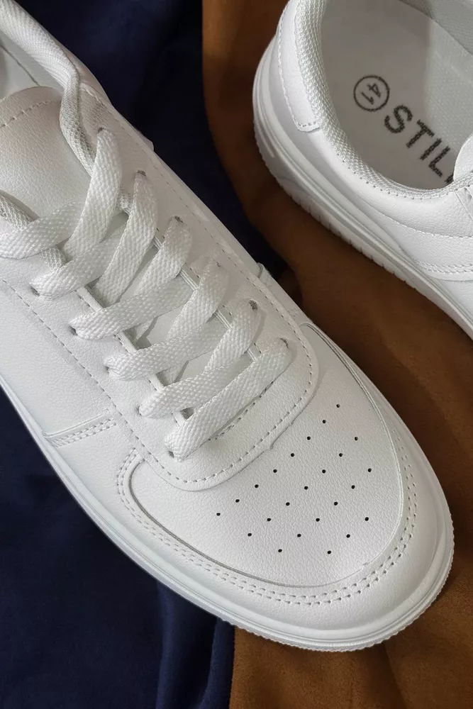 Купить Кеды мужские, цвет белый, 248RR197 - Фото №3