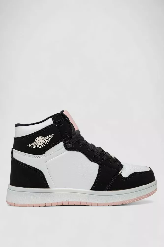 Купить Кроссовки женские зимние на меху, цвет бело-черный, 248RHB470-3 - Фото №1