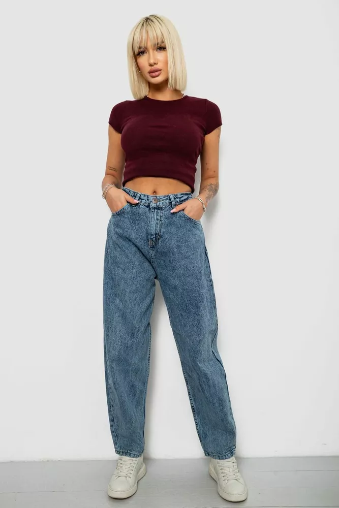 Купить Джинсы женские, цвет синий, 244R00600 - Фото №2