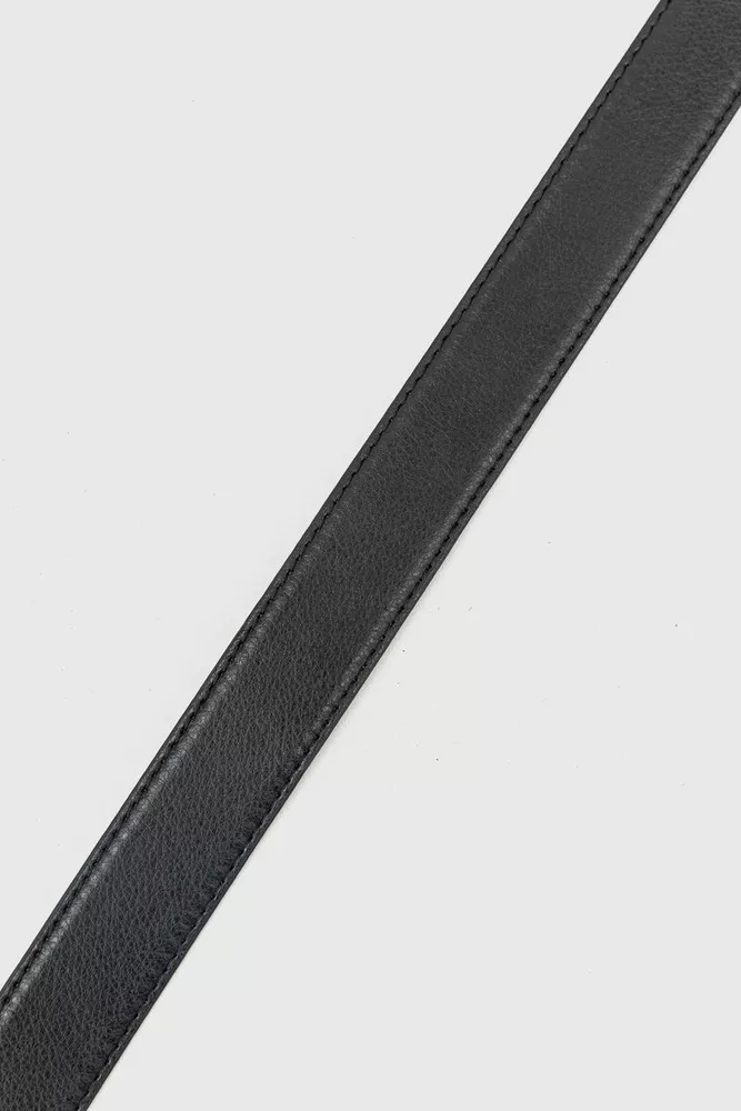Купити Ремінь чоловічий класичний, колір чорний, 196R3511A-11 - Фото №5
