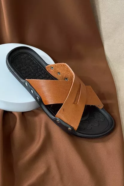 Сандалії чоловічі, колір бежевий, 214RA100