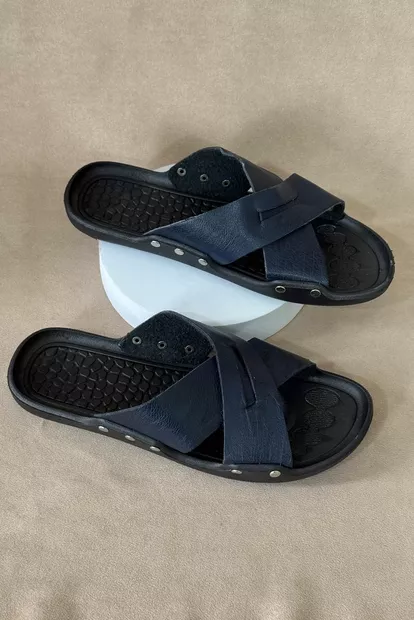 Сандалии мужские, цвет синий, 214RA100