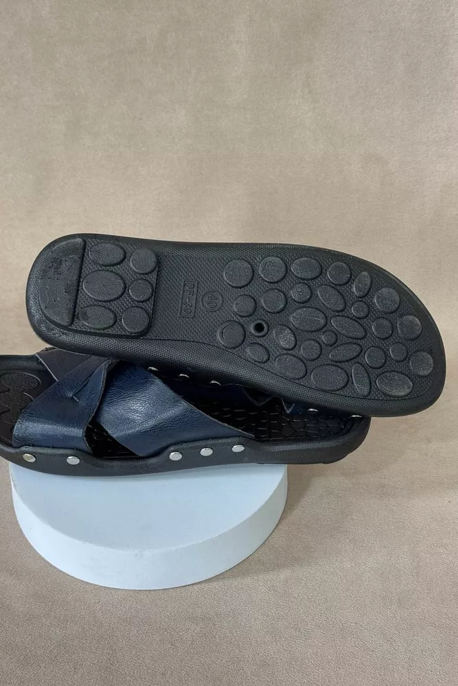 Купити Сандалії чоловічі, колір синій, 214RA100 - Фото №5