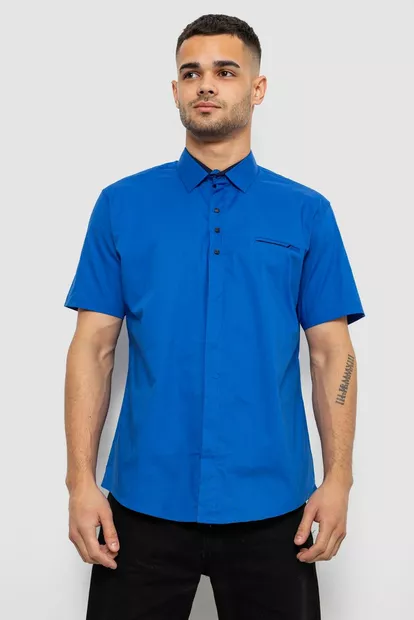 Сорочка чоловіча, колір електрик, 186R7326