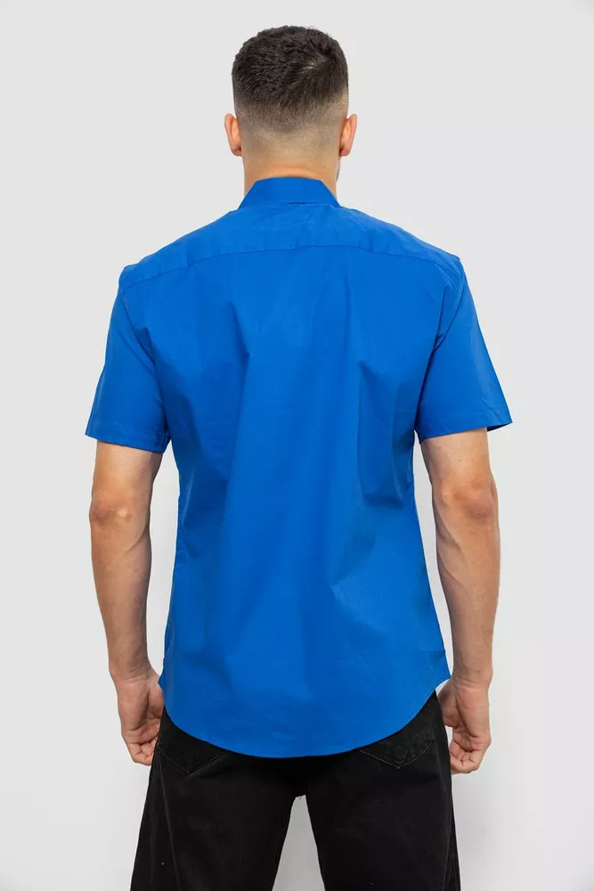 Купить Рубашка мужская, цвет электрик, 186R7326 - Фото №4