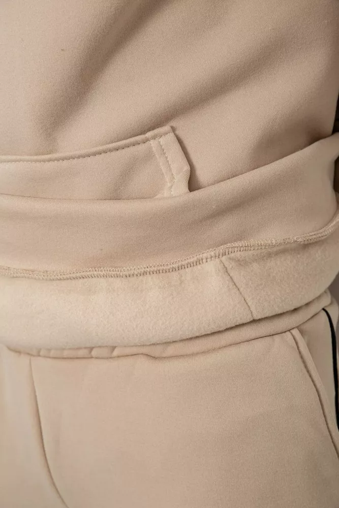 Купить Спортивный костюм мужской на флисе  -уценка, цвет бежевый, 238R58573-U - Фото №6