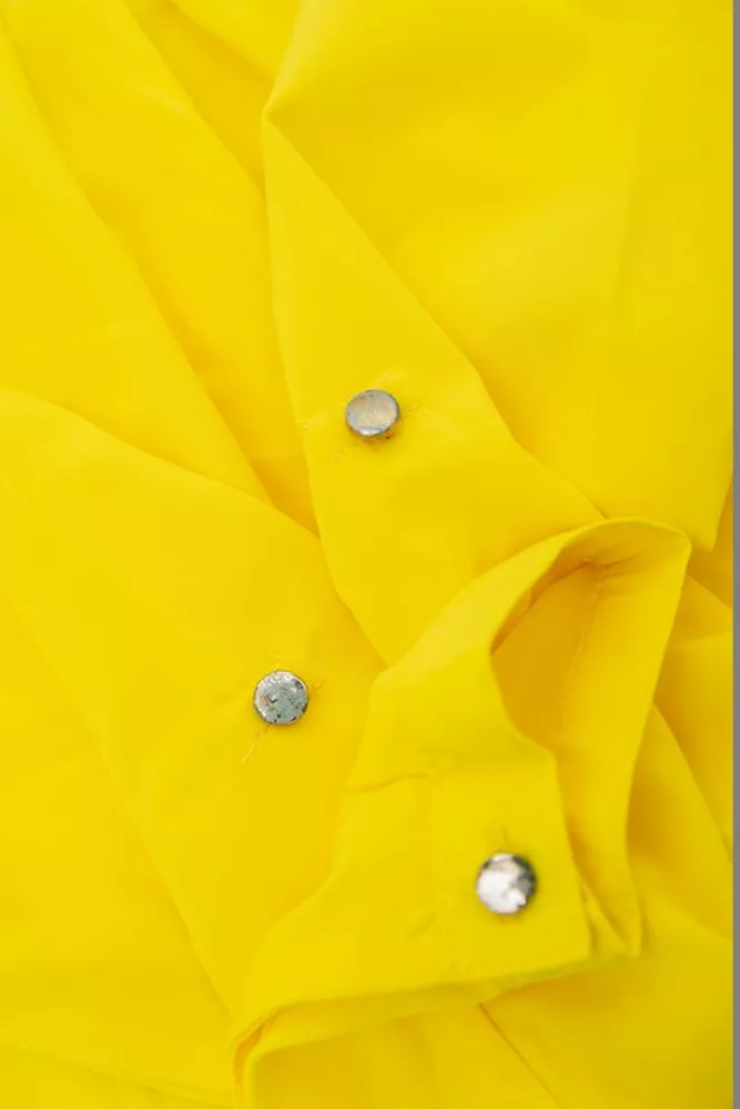 Купить Блуза однотонная  -уценка, цвет желтый, 230R306-U-94 - Фото №6