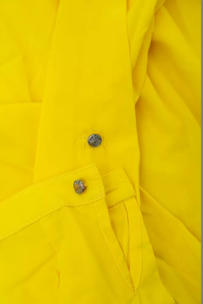 Купити Блуза однотонна  -уцінка, колір жовтий, 230R306-U-95 - Фото №7