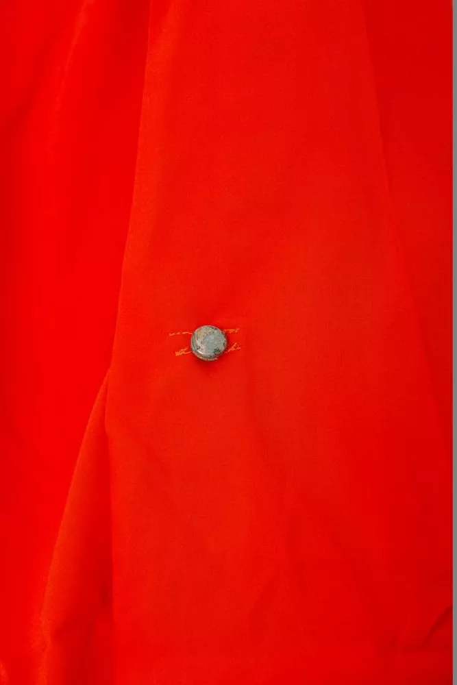 Купить Блуза однотонная  -уценка, цвет оранжевый, 230R306-U-88 - Фото №6