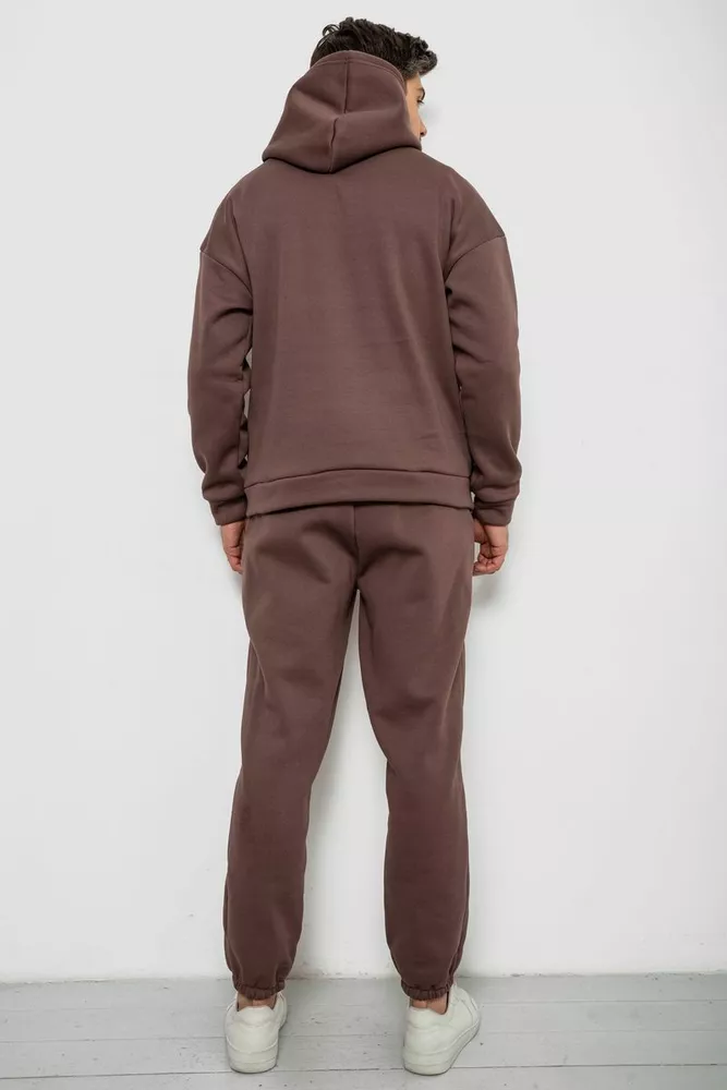 Купить Спортивный костюм мужской на флисе  -уценка, цвет мокко, 238R029-U - Фото №4