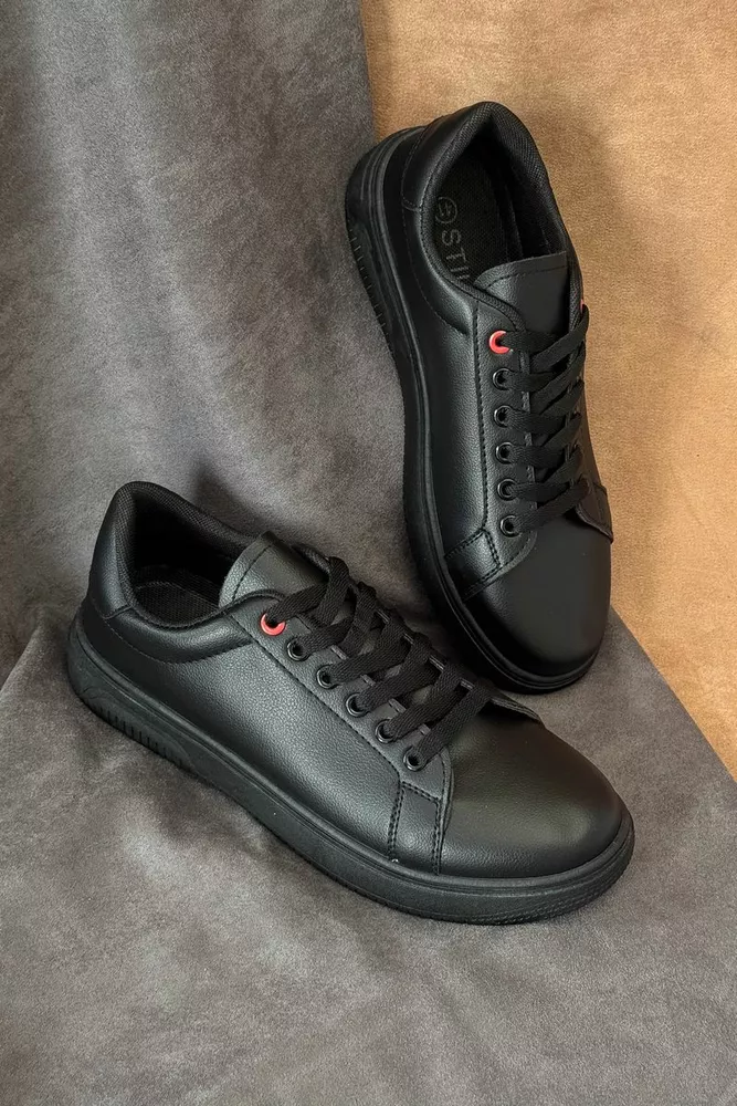 Купить Кеды мужские, цвет черный, 248RR191 - Фото №1