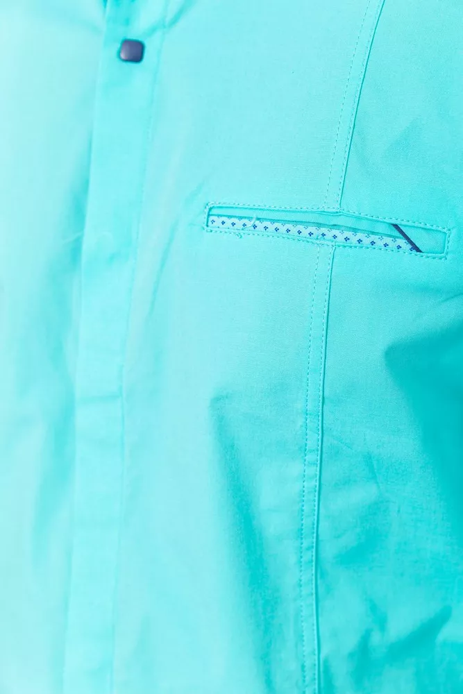 Купить Мужская рубашка с принтом, цвет бирюзовый, 186R7108 - Фото №5