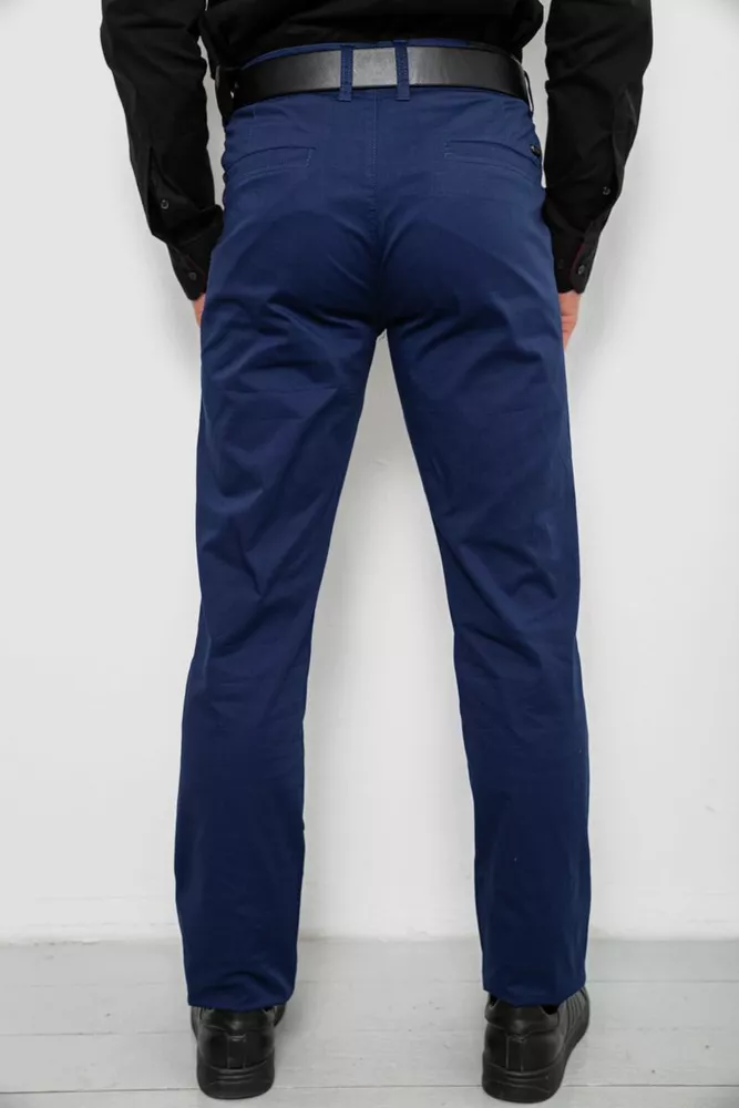 Купити Штани чоловічі класичні, колір синій, 243RXK39-4 - Фото №4