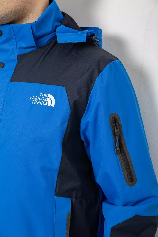 Купить Куртка мужская демисезонная с капюшоном, цвет синий, 244RZ-2512AL - Фото №5