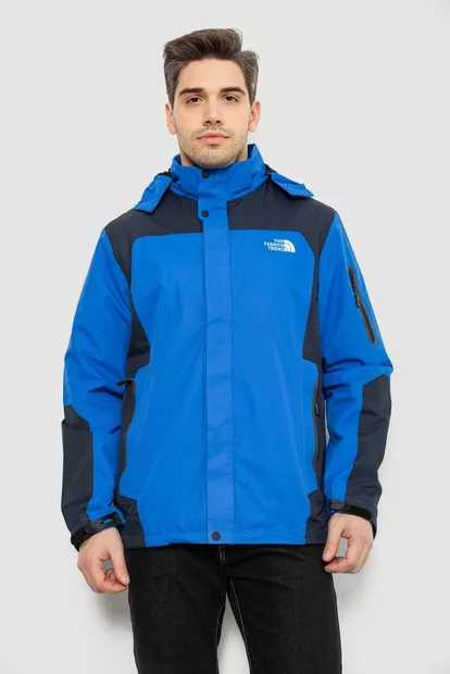 Куртка мужская демисезонная с капюшоном, цвет синий, 244RZ-2512AL