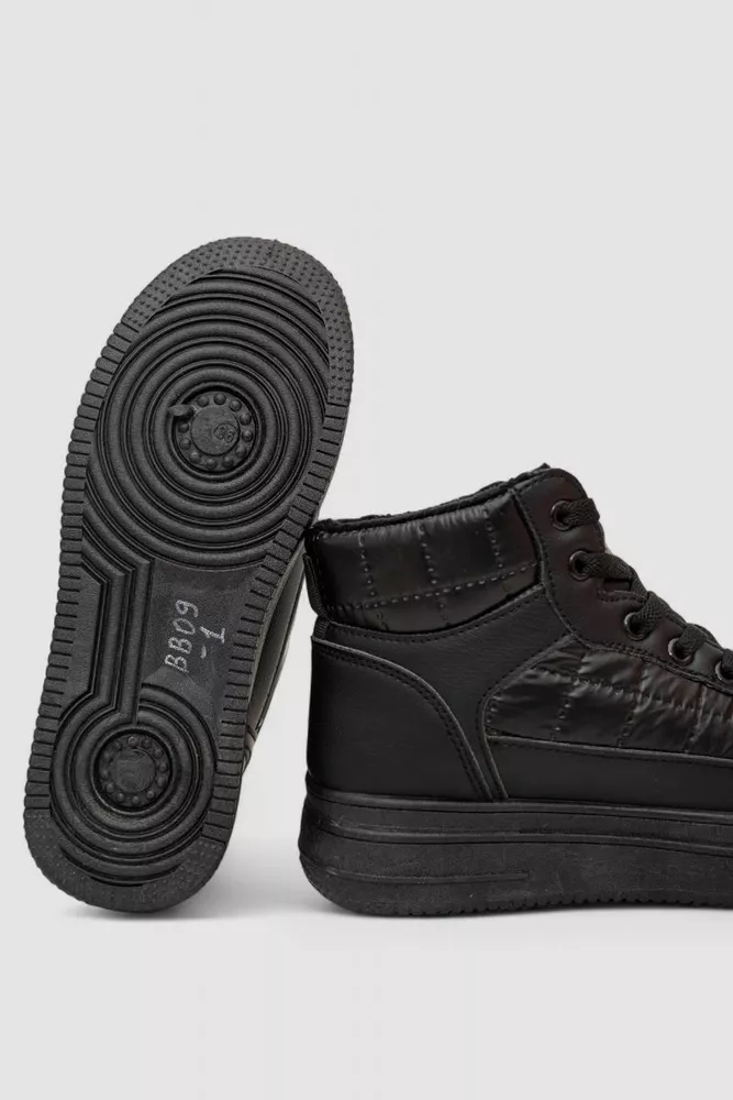 Купити Кросівки жіночі зимові, колір чорний, 248RBB09 оптом - Фото №5