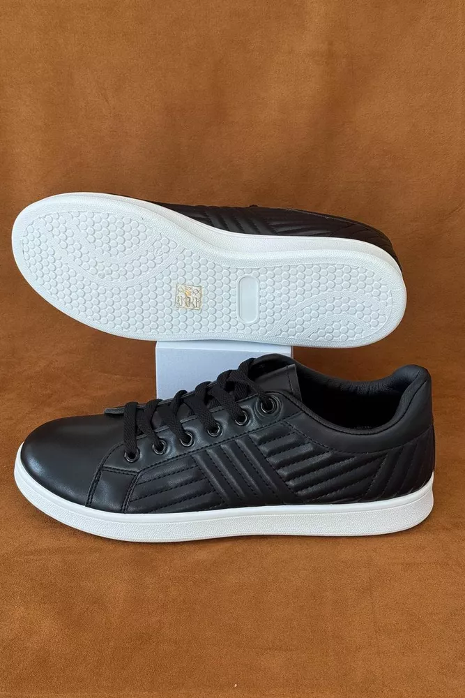 Купить Кеды мужские, цвет черно-белый, 248RR222 - Фото №5