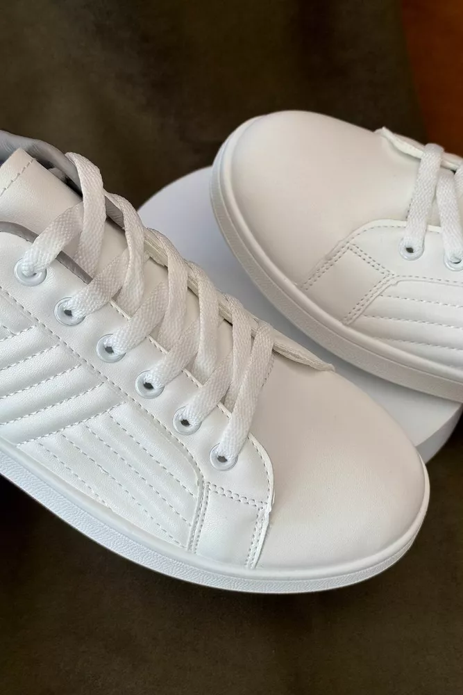 Купить Кеды мужские, цвет бело-серый, 248RR222 - Фото №2