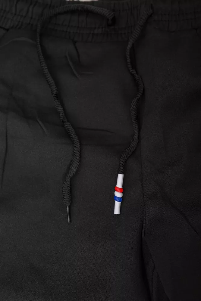 Купить Спортивный костюм мужской двухнитка  -уценка, цвет черный, 129R5215-U-3 - Фото №7