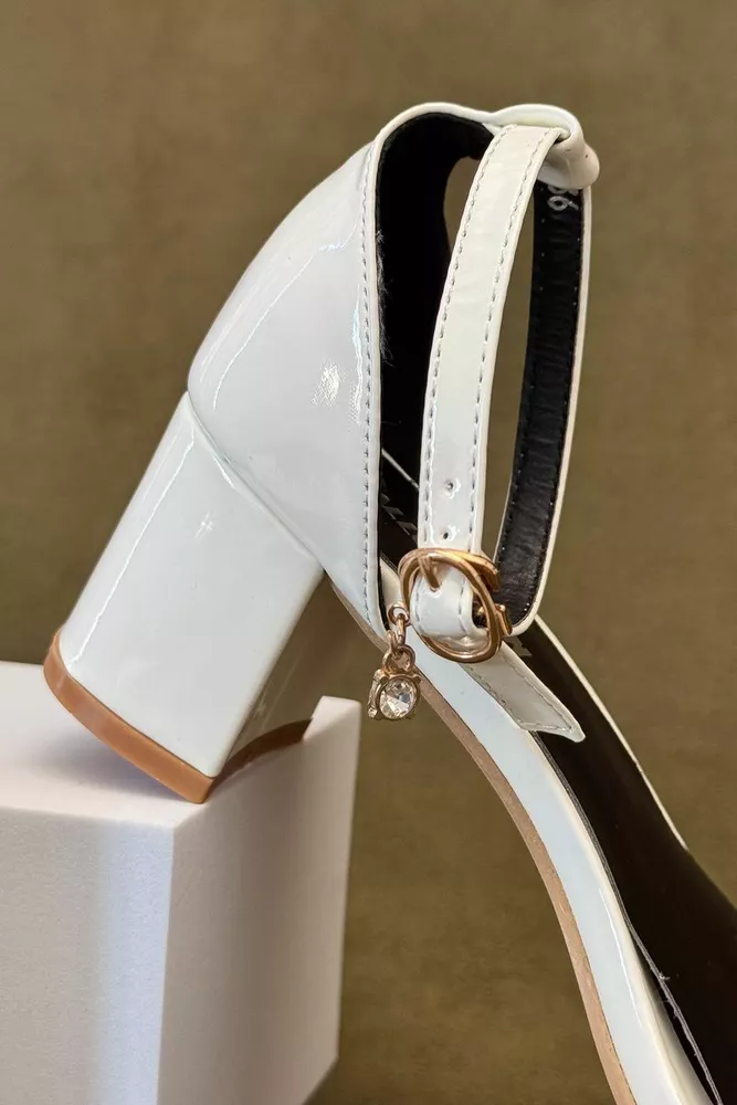 Купити Босоніжки жіночі, колір білий, 243RE280 оптом - Фото №3