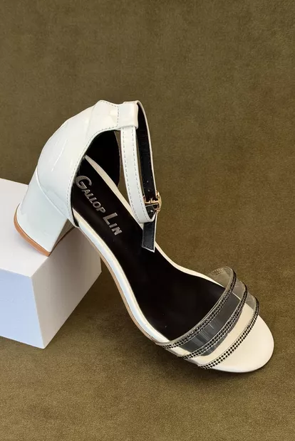 Босоножки женские, цвет белый, 243RE280