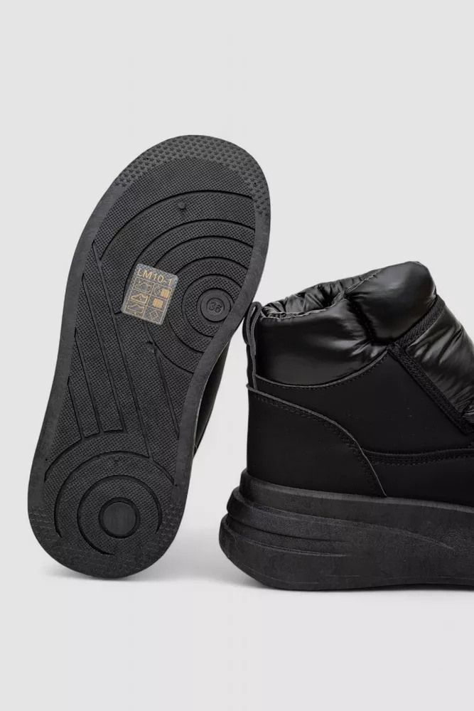 Купити Дутики жіночі зимові на хутрі, колір чорний, 248RLM10 - Фото №5