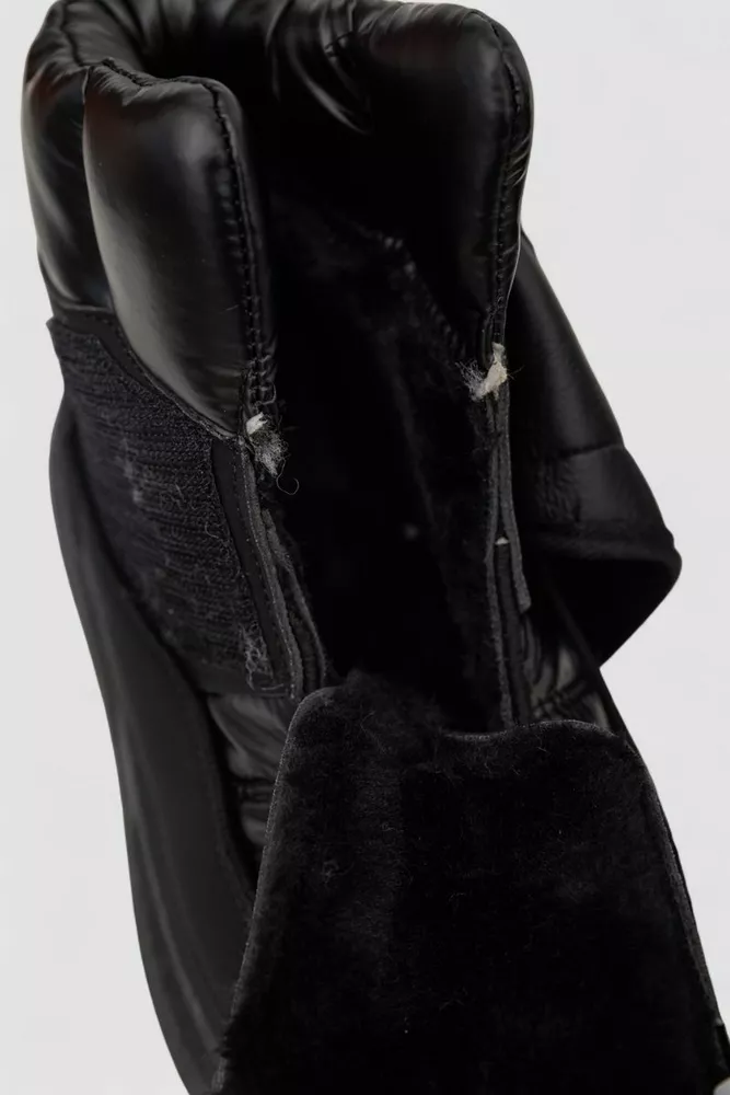 Купити Дутики жіночі зимові на хутрі, колір чорний, 248RLM10 - Фото №6