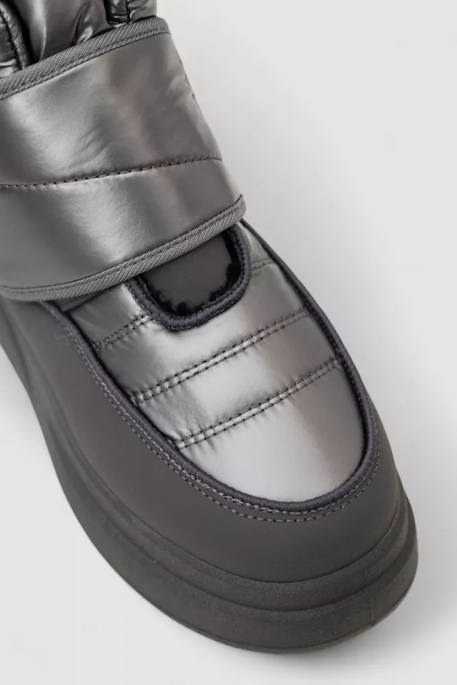 Купити Дутики жіночі зимові на хутрі, колір сірий, 248RLM10 - Фото №2