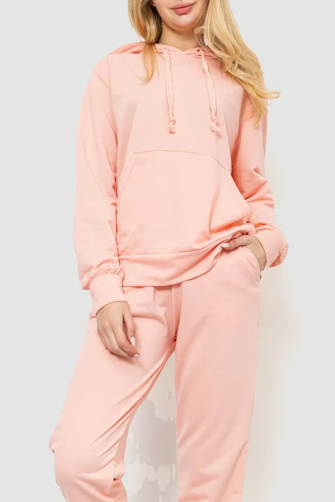 Купить Спорт костюм женский двухнитка  -уценка, цвет светло-персиковый, 244R009-U-7 - Фото №2