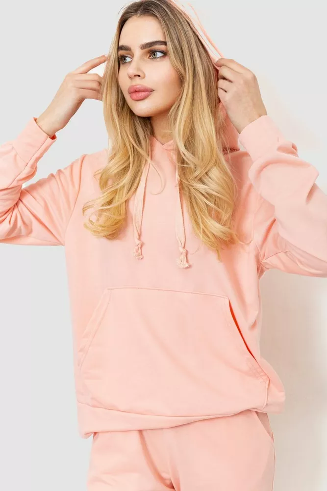 Купить Спорт костюм женский двухнитка  -уценка, цвет светло-персиковый, 244R009-U-7 - Фото №7