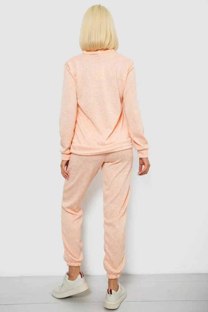Купити Костюм жіночий повсякденний, колір персиковий, 257R123 - Фото №4
