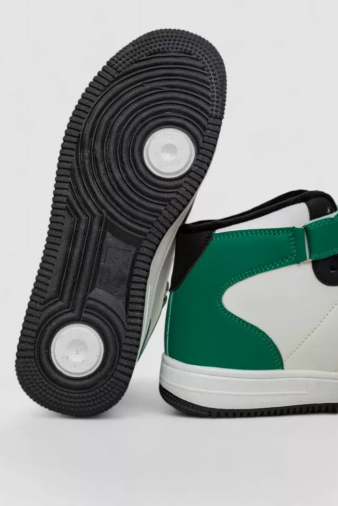 Купить Кроссовки мужские зимние на меху  -уценка, цвет бело-зеленый, 248RH1020-U-16 - Фото №7