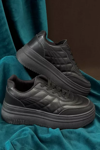 Кроссовки женские демисезонные, цвет черный, 248RBL21