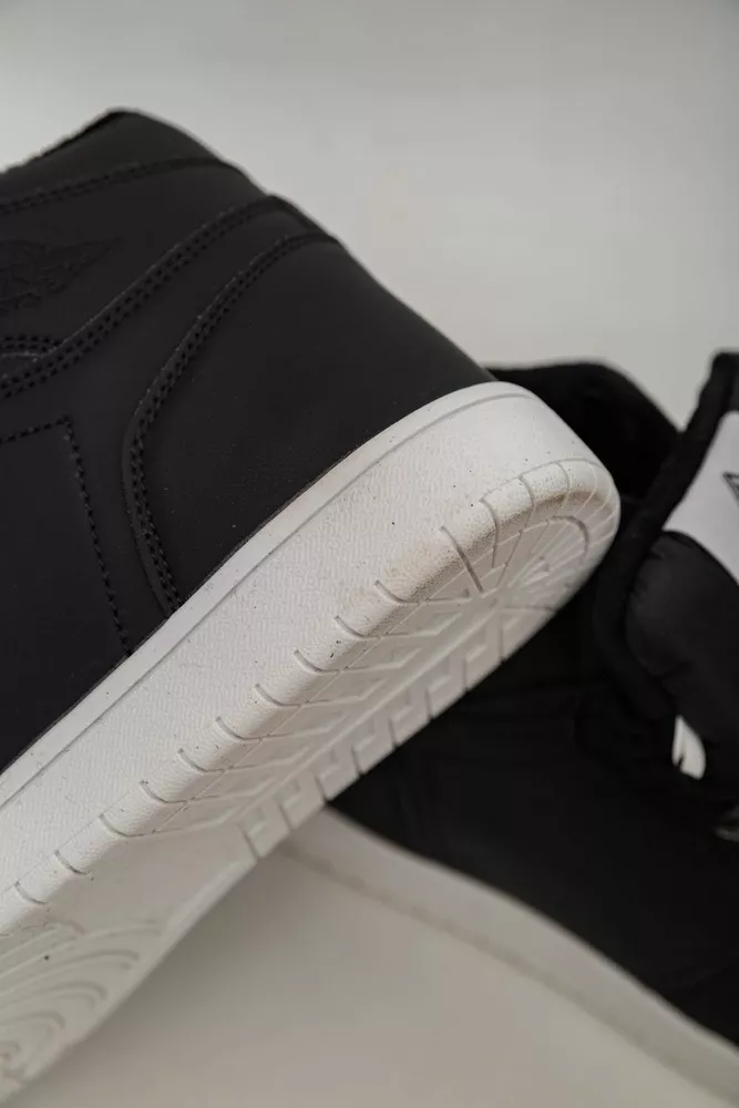 Купить Кроссовки мужские зимние на меху  -уценка, цвет черно-белый, 248RH1010-U-8 - Фото №8