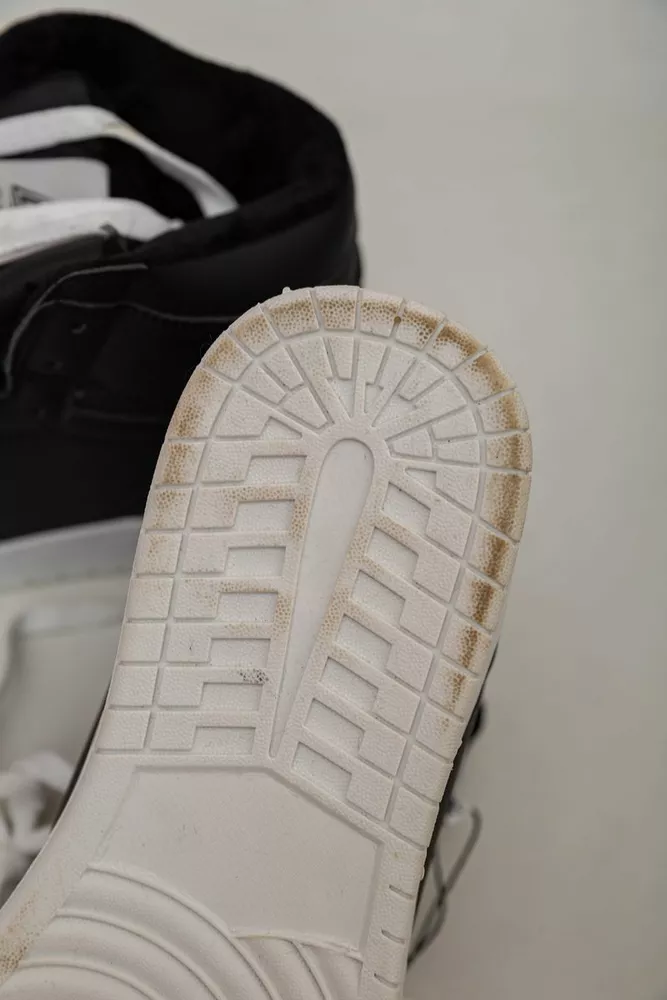 Купить Кроссовки мужские зимние на меху  -уценка, цвет черно-белый, 248RH1010-U-8 - Фото №9