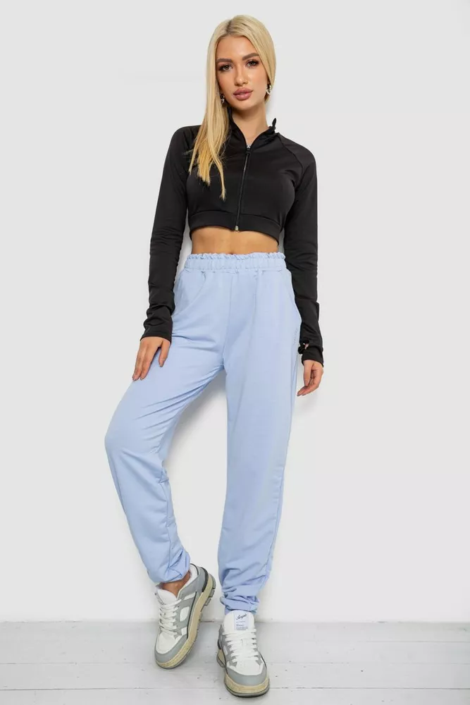 Купить Спортивные штаны женские  -уценка, цвет лавандовый, 238R325-U-5 - Фото №1