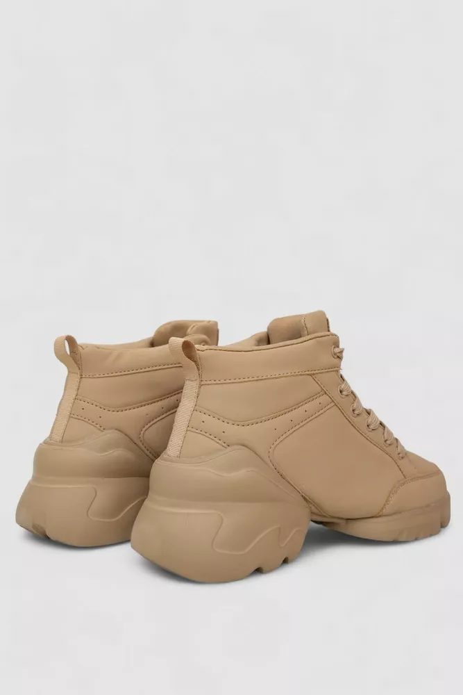 Купить Кроссовки женские  -уценка, цвет бежевый, 248RST156-U - Фото №4