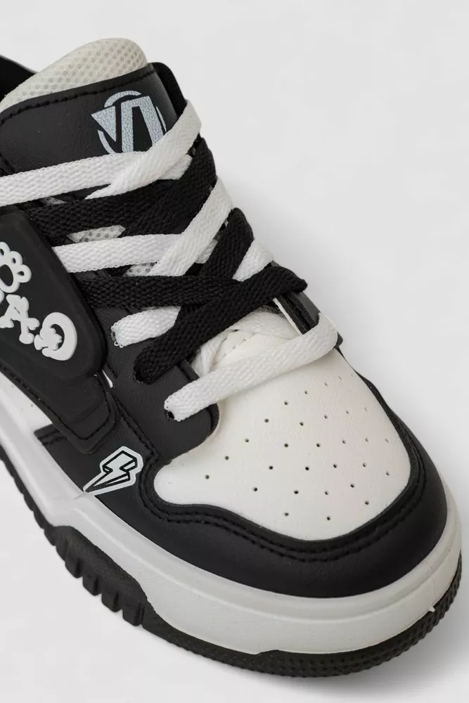 Купить Кроссовки женские  -уценка, цвет бело-черный, 256RCR-2-5-U-1 оптом - Фото №2