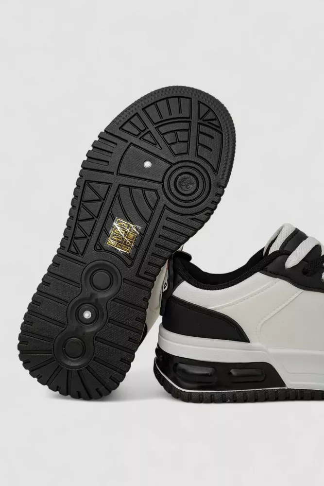 Купить Кроссовки женские  -уценка, цвет бело-черный, 256RCR-2-5-U-1 оптом - Фото №5